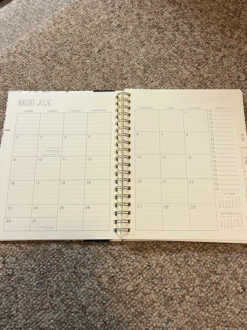 🆕 Rae Dunn 2027 Floral 17 Month Planner Large